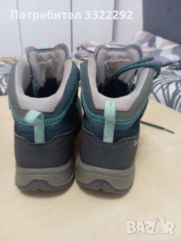 QUECHUA ДАМСКИ ВОДОУСТОЙЧИВИ ТУРИСТИЧЕСКИ ОБУВКИ ЗА ПРЕХОДИ , снимка 4 - Маратонки - 52771364