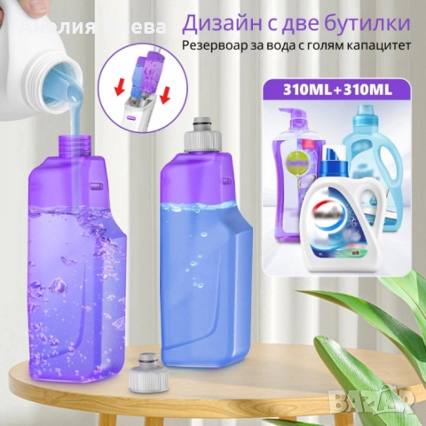 Спрей моп с двоен резервоар ЕNSPOWAY, снимка 5 - Други стоки за дома - 51919010