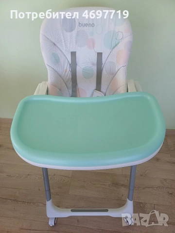 Стол за хранене Moni - Bueno, зелено, снимка 4 - Други - 53681158