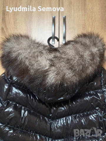 Дамско яке с естествен косъм , снимка 4 - Якета - 51879290