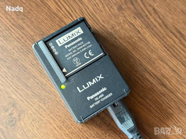 Panasonic Lumix DMC-FS42 (10 MP) + зарядно, кабел, SD карта и калъф , снимка 4 - Фотоапарати - 53047058