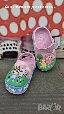 Английски детски кроксове-BLUEY, снимка 8 - Детски маратонки - 54211577