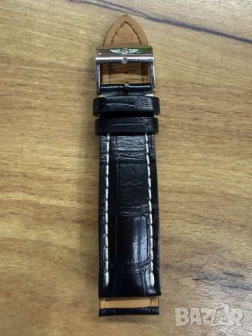 Breitling -743P крокодилска кожена 22мм каишка -оригинална, снимка 8 - Каишки за часовници - 52570778