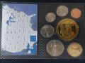 Комплектен сет - САЩ от 6 монети 2011 P + възпоменателен медал Барак Обама, снимка 3