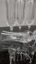 Cristal D’ Arques. Шест броя кристални чаши за шампанско/бяло вино, оловен кристал 150 мл, снимка 9