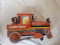 метална играчка от соц. време - 2 бр. локомотива - на батерии, снимка 3