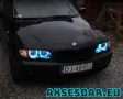 Ангелски очи многоцветни RGB LED Фарове Angel Eyes DRL за кола пръстени 2x131 и 2x146 mm рингове , снимка 10