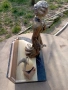 скулптора момиче с гълъби., снимка 3