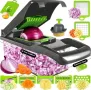 многофункционален уред за плодове и зеленчуци Кухненско ренде VEGETABLE CHOPPER 14 B 1 чопър слайсер, снимка 1