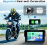 Нов проверен 5" Водоустойчив Безжичен Apple CarPlay & Android Auto за Мотоциклет - IP67, Bluetooth.., снимка 5