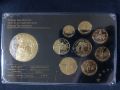 Позлатен пробен Евро Сет - Ватикана + медал - Сикстинска капела, снимка 1
