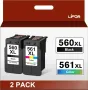 LIFOR PG-560XL CL-561XL 560XL 561XL за Canon 560 561 касети за Pixma, снимка 1