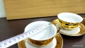 стар български порцелан чаени чаши барок , снимка 5