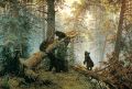 Картина репродукция "Утро в борова гора" на Шишкин, снимка 1 - Картини - 45807099