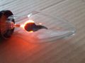 Декоративна съветска неонова лампа  - горящ огън, снимка 5