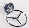 Емблема мерник за Mercedes Benz Silver Logo, снимка 3
