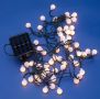 60 соларни LED бели топки със сензор за светлина & 2 режима 6.5m - топло бяло, снимка 2