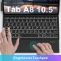 Samsung galaxy tab A8 10,5" калъф + клавиатура + подсветка + тракпад, снимка 4