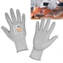 5927 Защитни ръкавици против порязване CUT COVER 3 PU, снимка 1