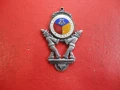 Сребърен орден медал 3 Райх с емайл , снимка 2