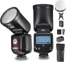 JINBEI HD-1 80Ws TTL светкавица Speedlite с кръгла глава, 2.4G 1/8000s HSS, 1.3 , снимка 1