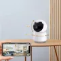 Смарт охранителна камера PST-C10A-1MP, 1.0Mp, Вътрешен монтаж, Wi-Fi, Tuya Smart, Бял, снимка 1