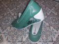 Свежи обувчици в зелено естествена кожа, снимка 1 - Дамски ежедневни обувки - 46030388