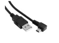 НОВ! USB 2.0 към Mini USB-B 5Pin Data кабел 3м ъглов 90 градуса, снимка 9