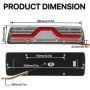 Диодни стопове за ремарке,бус,камион 2бр 12V/24V - 459, снимка 3