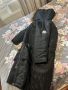 ПРОМО - PRETTYLITTLETHING Black Maxi Hooded Parka Jacket, снимка 1 - Якета - 46043642