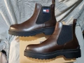Удобни мъжки боти от естествена кожа TOMMY JEANS №44, снимка 9