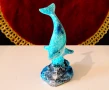 Порцеланова статуетка,фигура Делфин,коралов риф. , снимка 3