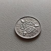 3 пенса 1933 Великобритания - Сребро, снимка 1 - Нумизматика и бонистика - 45477184