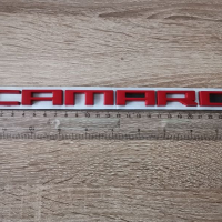 Chevrolet Camaro Шевролет Камаро червен надпис емблема, снимка 2 - Аксесоари и консумативи - 44957082