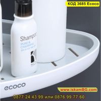 Водоустойчива самозалепваща се ъглова етажерка за баня - КОД 3685 Ecoco, снимка 3 - Други стоки за дома - 45095653