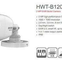 4в1 960H CVBS HD-TVI HD-AHD HD-CVI Водоустойчиви Камери Hikvision HWT-B120-P HWT-T120-P 2MP EXIR 2.0, снимка 4 - HD камери - 45172537