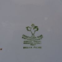 Ръчно рисувана чиния вентидж Belle Fiore -1950-1959г. , снимка 6 - Декорация за дома - 45288184