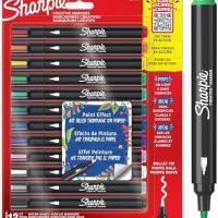 Нови Комплект Sharpie Маркери - 12 цвята Водна основа за рисуване деца, снимка 1 - Други - 45785696