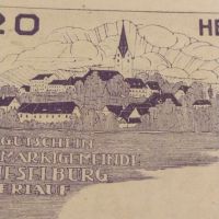 Банкнота НОТГЕЛД 20 хелер 1920г. Австрия перфектно състояние за КОЛЕКЦИОНЕРИ 45151, снимка 8 - Нумизматика и бонистика - 45503775