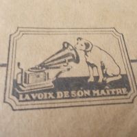 Старинна грамофонна плоча "La Voix de son Maitre", снимка 5 - Антикварни и старинни предмети - 45686463