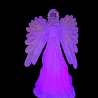 Коледна украса ангел, светещ, 22см/ с батерии/ размери: 9.7cm*16.8cm*21.5cm. ✨ Донесете светлината н, снимка 1 - Декорация за дома - 45573190