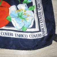 Enrico Coveri шал коприна 100%, снимка 2 - Шалове - 44940408