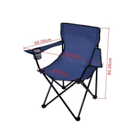 Сгъваем стол, с калъф за пренос, 54x54x85см, 90кг, син, снимка 2 - Къмпинг мебели - 44986378