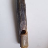 Стара свирка от биволски рог, снимка 2 - Колекции - 45238830