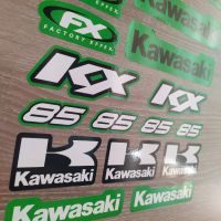 Стикери Кавазаки Kawasaki KX 85 - 20бр. /лист А4/, снимка 2 - Аксесоари и консумативи - 45301686