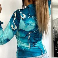 дамски блузи с мраморен ефект , снимка 2 - Блузи с дълъг ръкав и пуловери - 45759261