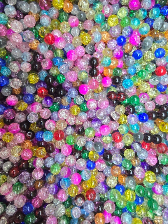 Стъклени Мъниста за Бижута 10мм 8мм 6 мм 4мм J290, снимка 1