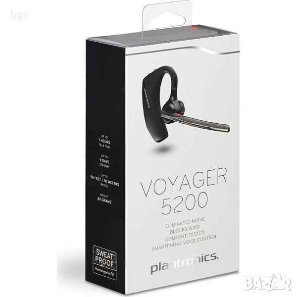 НОВА Слушалка Bluetooth Plantronics Voyager 5200 - 24 МЕСЕЦА ГАРАНЦИЯ, снимка 1