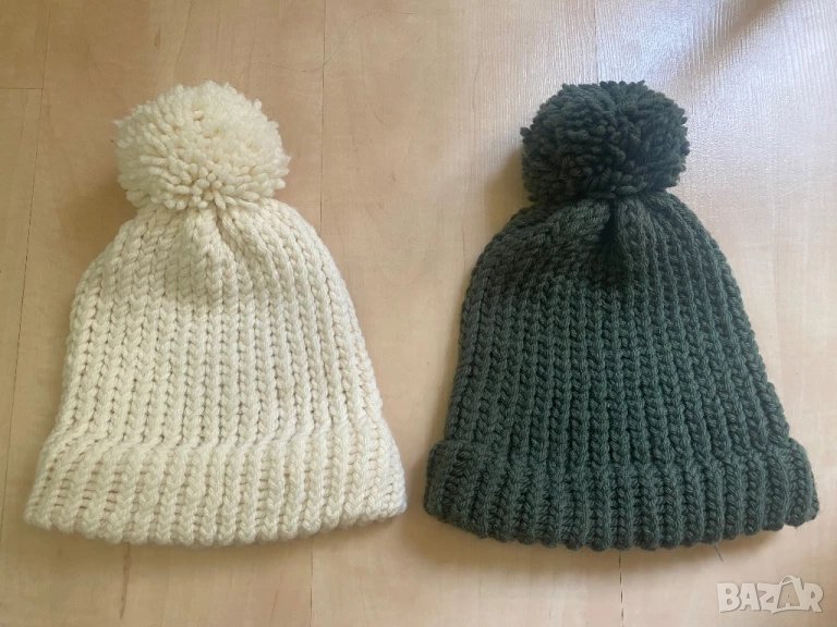 Зимна шапка 100% вълна, снимка 1