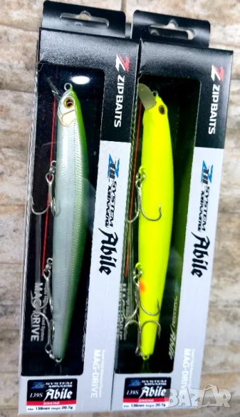 Воблер Zip Baits ZBL System Minnow 139S 20.7гр Abile Воблер, снимка 1